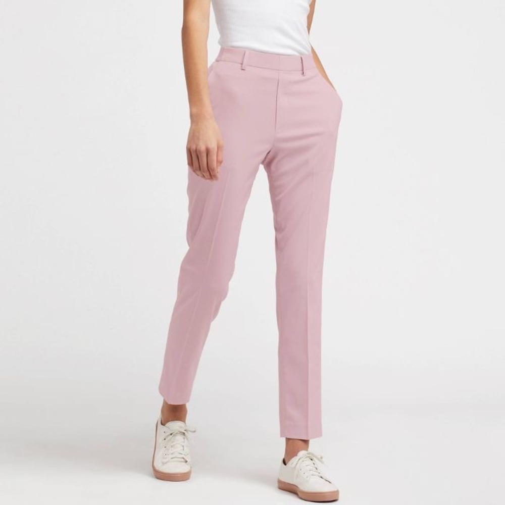 Uniqlo pink EZY Ankle pants